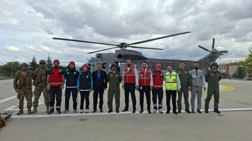 Eskişehir Şehir Hastanesinde deprem, yangın ve tahliye tatbikatı yapıldı